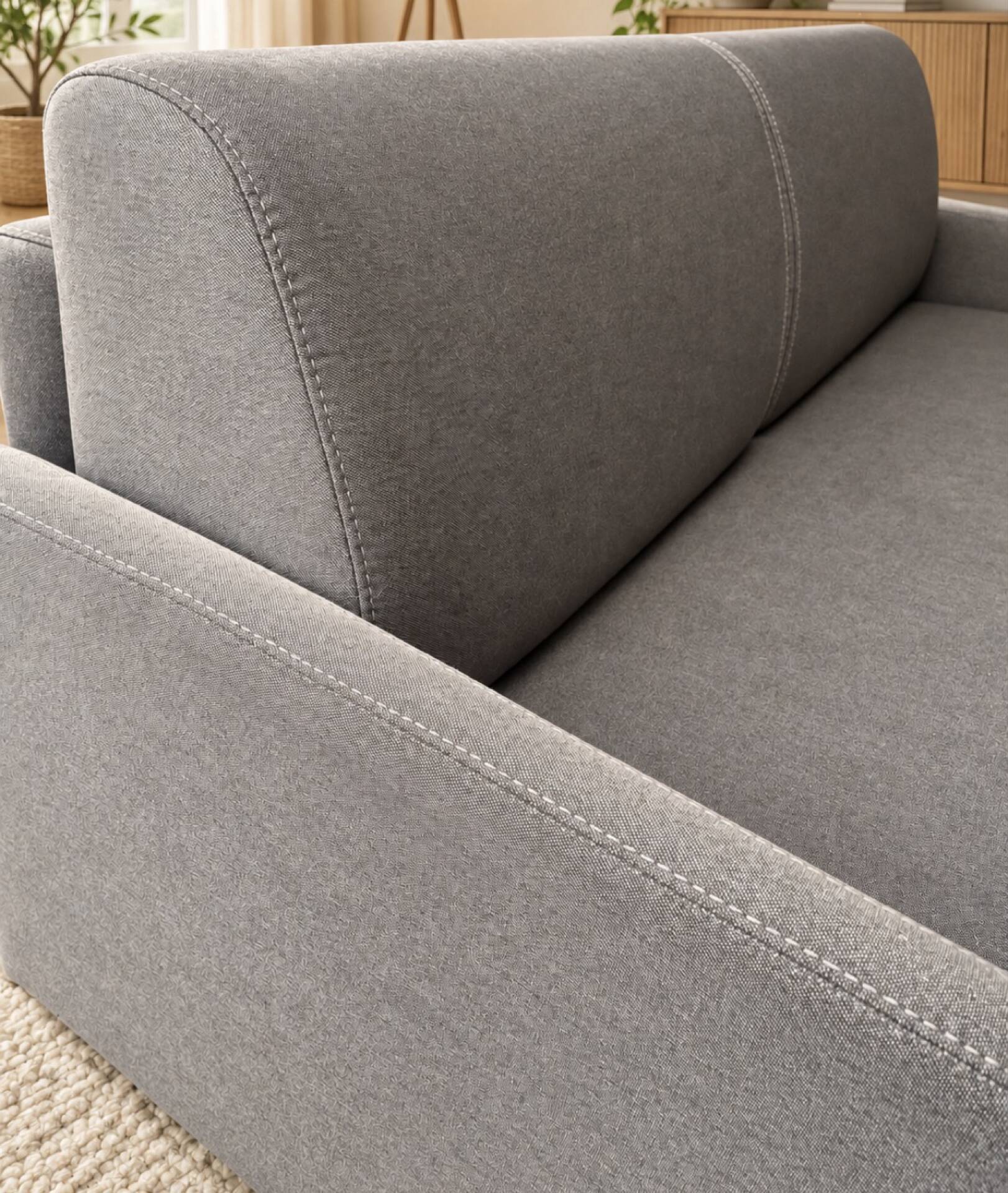 Habitat 3-seater convertible sofa – grey – very good condition