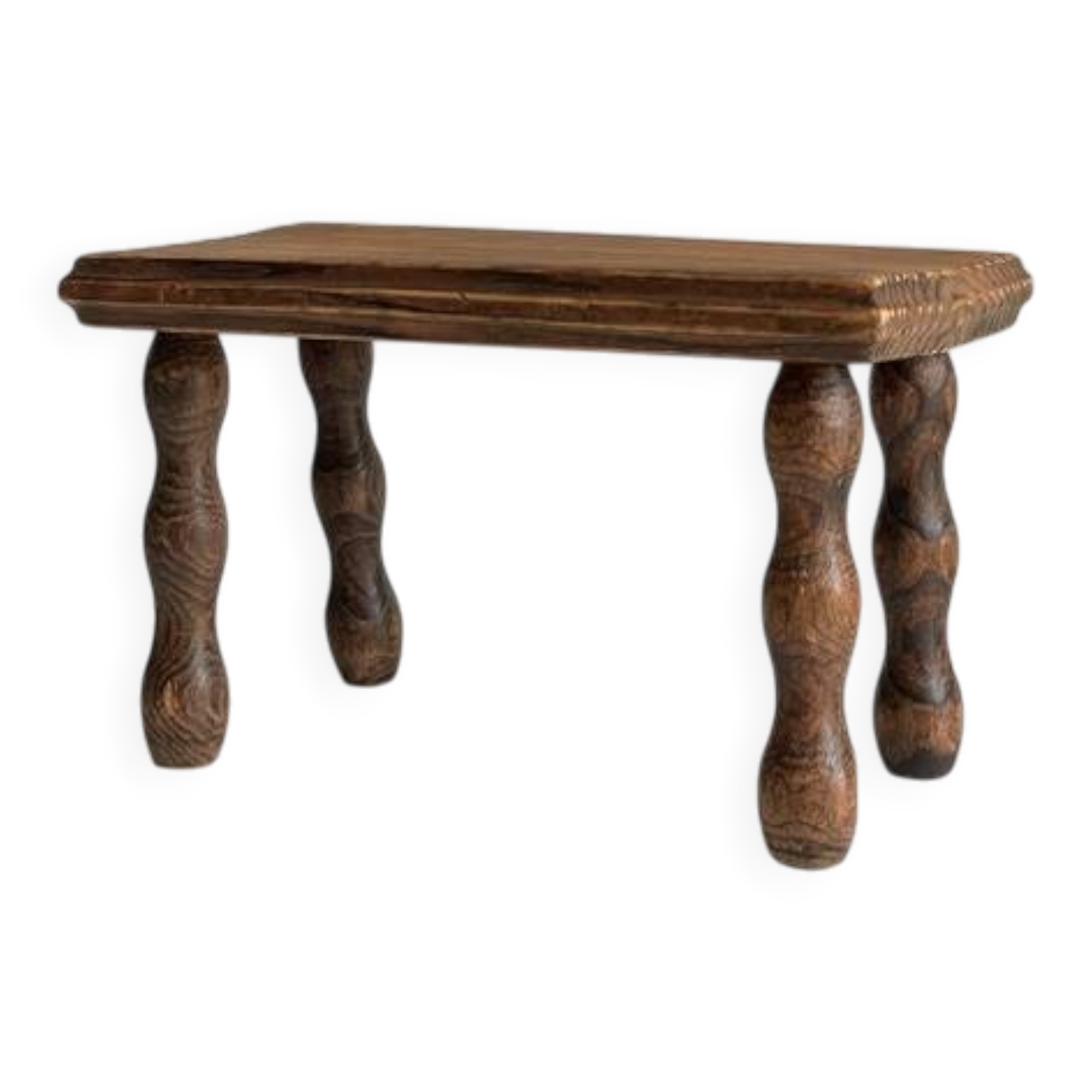 TABOURET Vintage BOIS Tourné