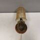 A ceramic wall lamp with a hard-pressed glass shade, Axella Denmark 1970s