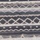 Recycled cotton handcrafted rug - Reversible - Grey