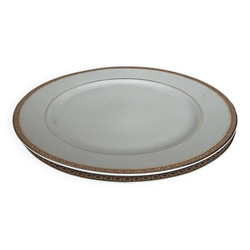 2 large fine porcelain serving dishes