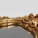 French Louis XV style shell mirror in wood and plaster, France