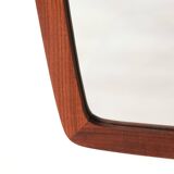 Free form mirror - teak - scandinavian - 14.09.23.01