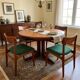 Baumann extendable teak table from the 1960s (2 extensions)