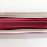 Large sommerso vase, Murano glass