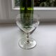 Lot of 6 engraved crystal glasses 50-60 years