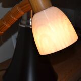 Lampe articulée en pin vintage