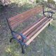 Cast-iron garden bench