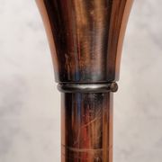 Art Deco pendant lamp by Henri Petitot - Patinated brass - Ca 1930