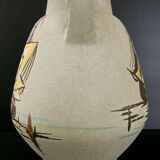Vintage vase 1960 ceramic boats