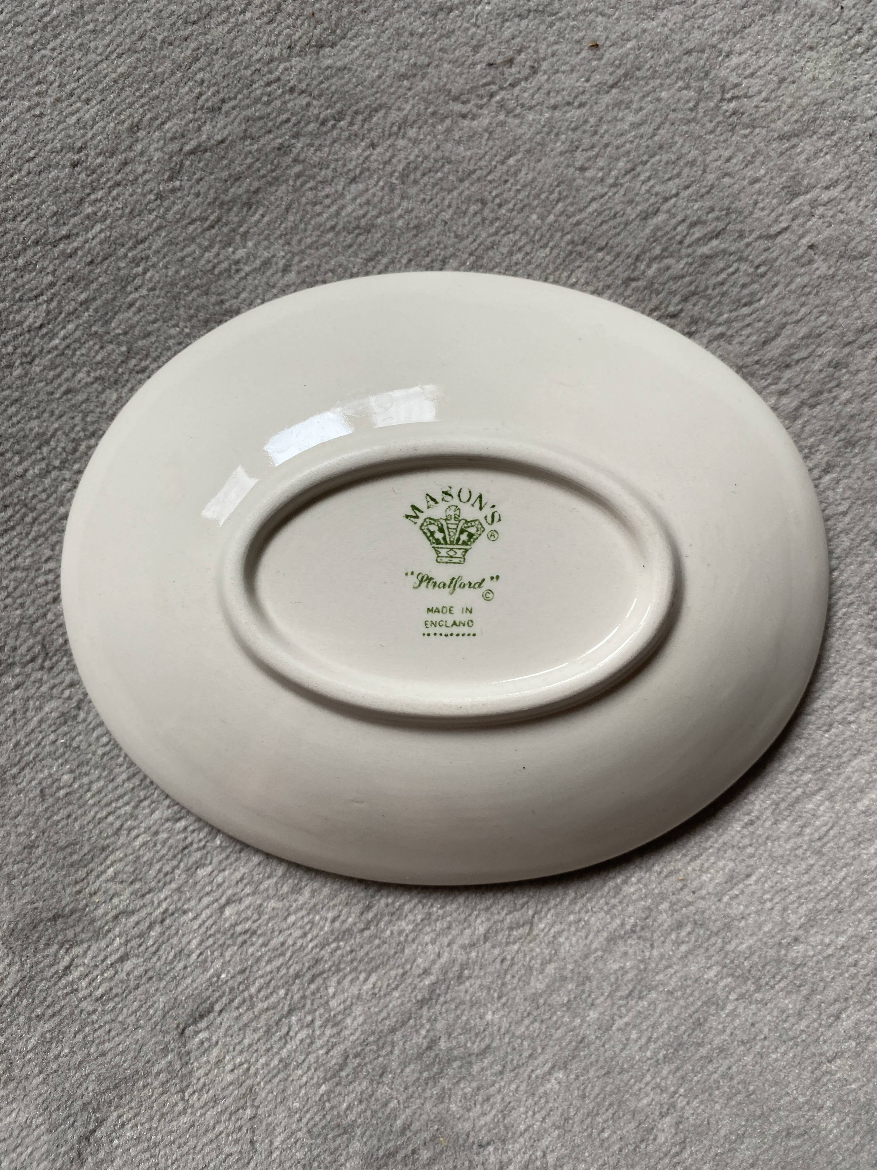 Mason's "Stratford" English porcelain soap dish