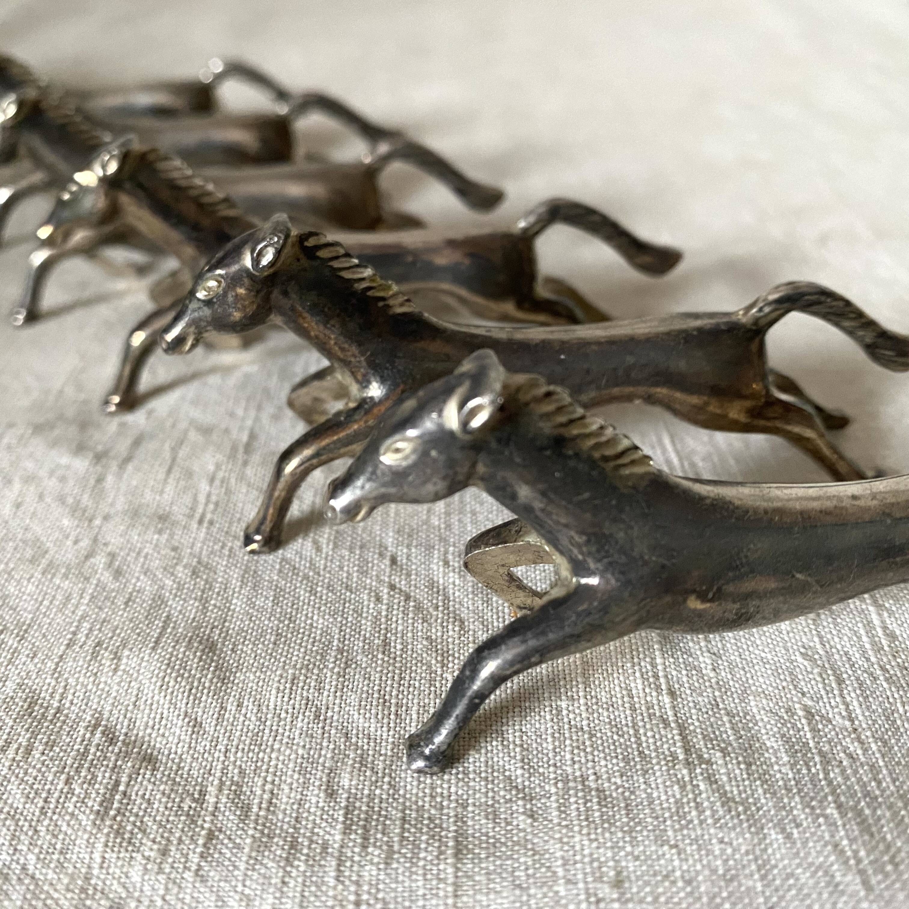 Vintage horse knife holder