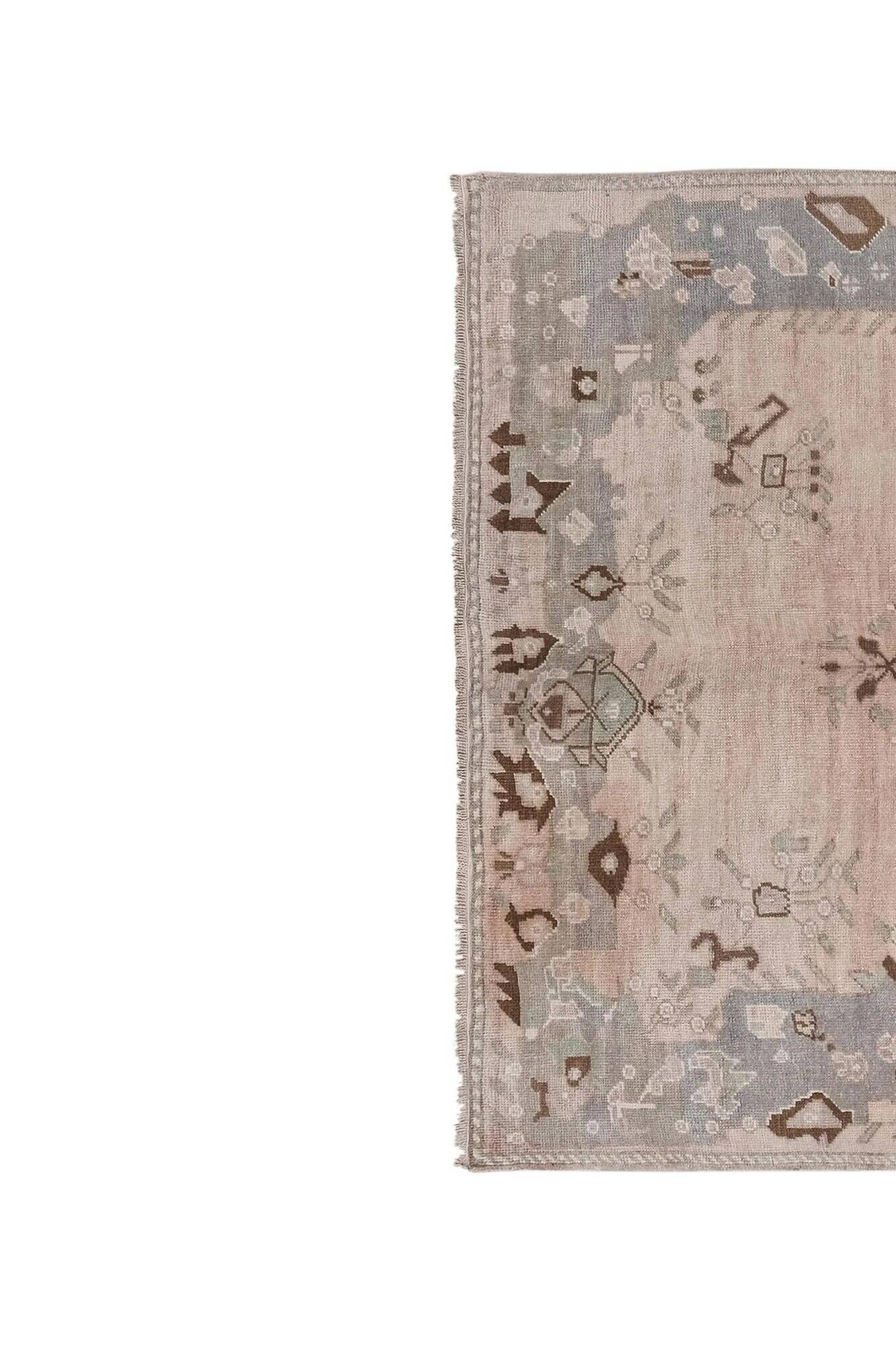 Vintage Turkish handmade rug 155x253 cm