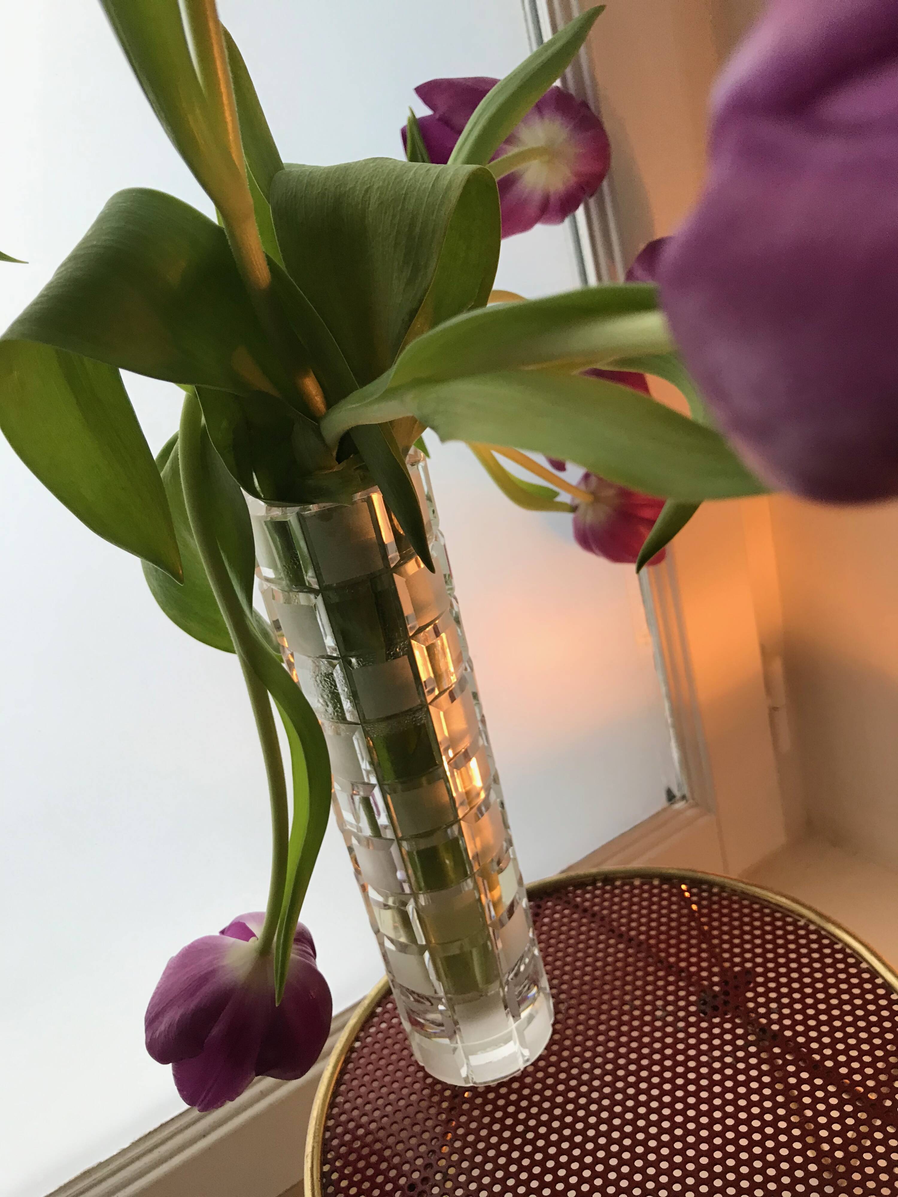 Vintage Vase • Hand Cut Crystal • Bauhaus • Schott Zwiesel • 1950