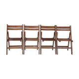 Set of 4 folding chairs