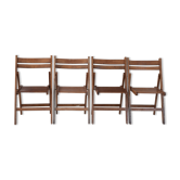 Ensemble de 4 chaises pliantes