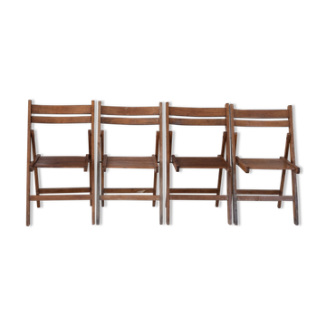 Set of 4 folding chairs