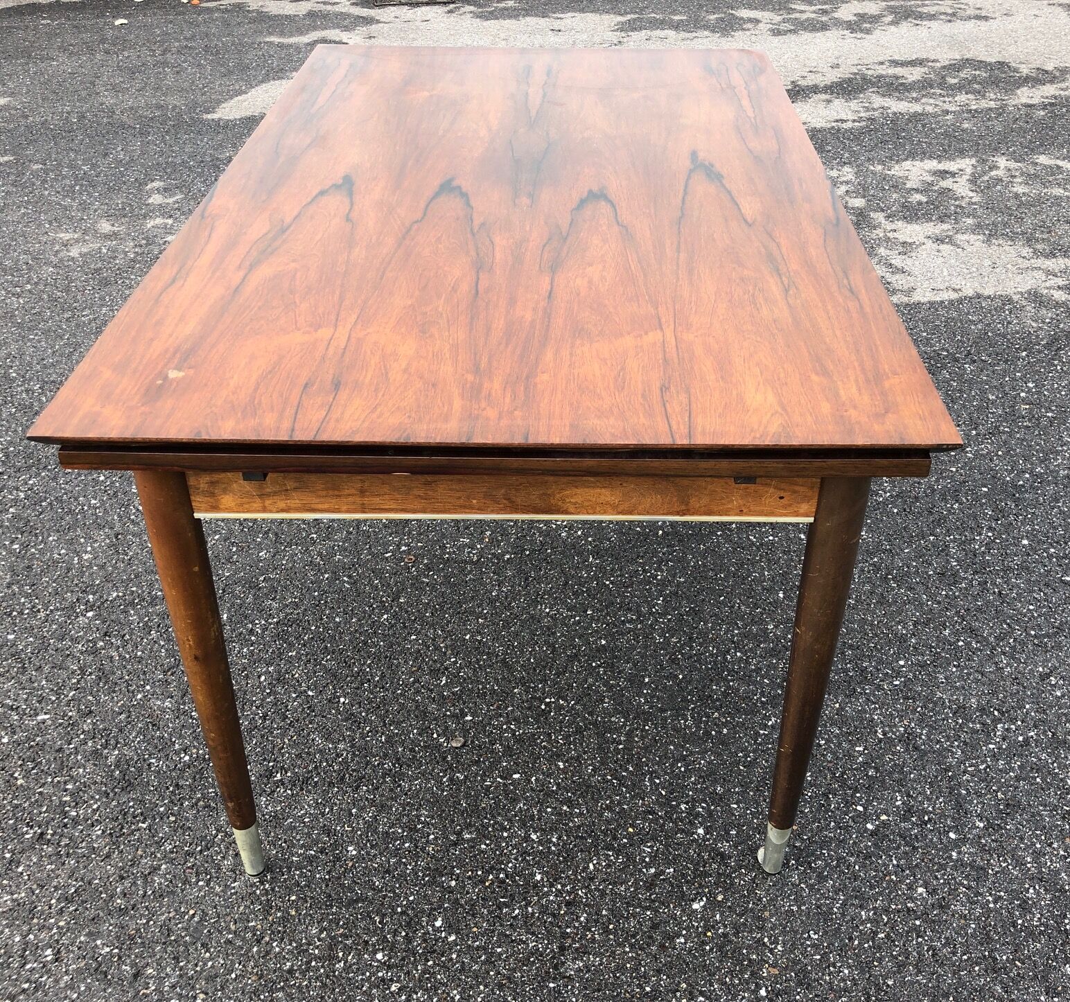 Rosewood table with extensions 1950