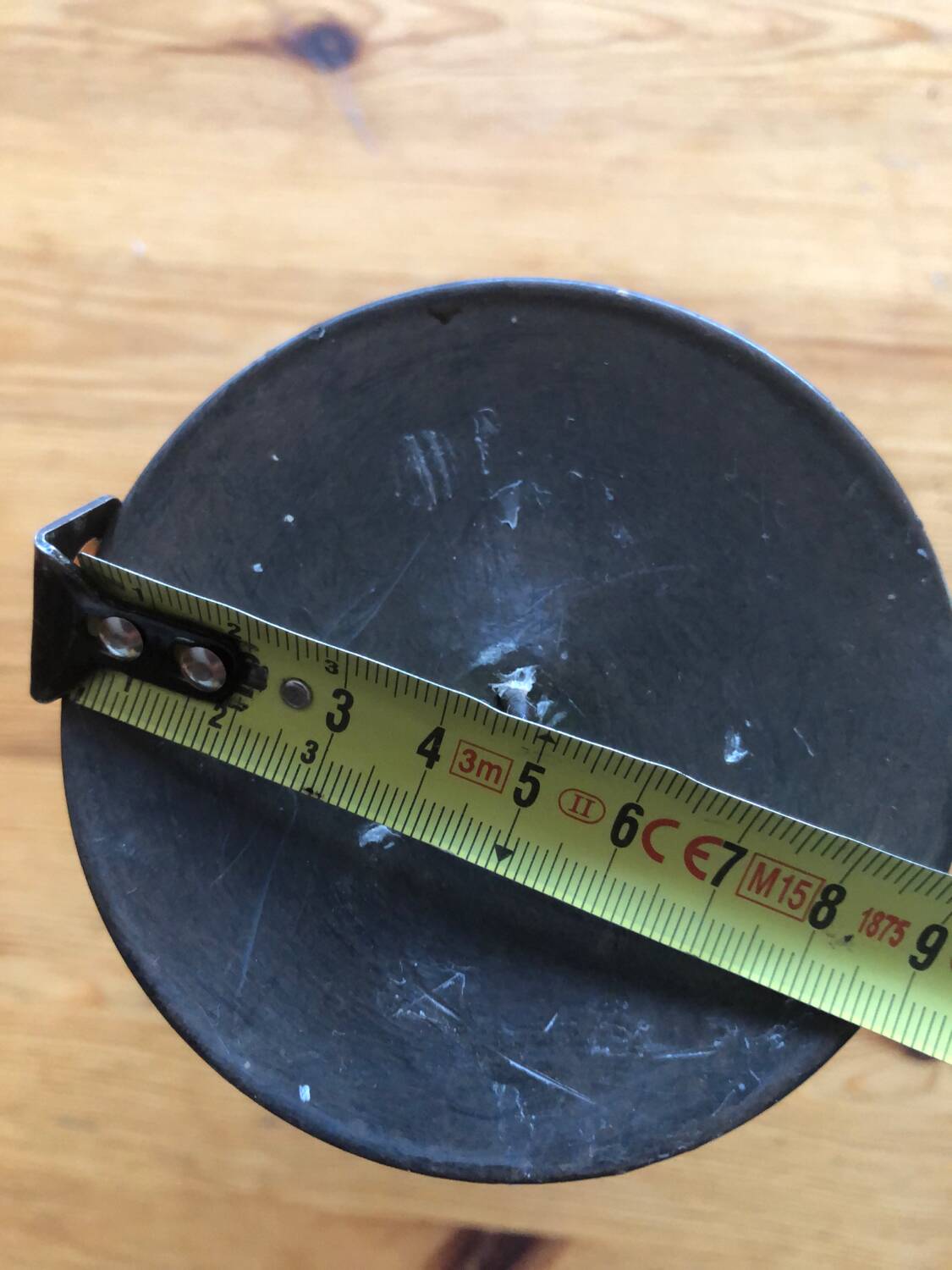 Cast iron candle holder