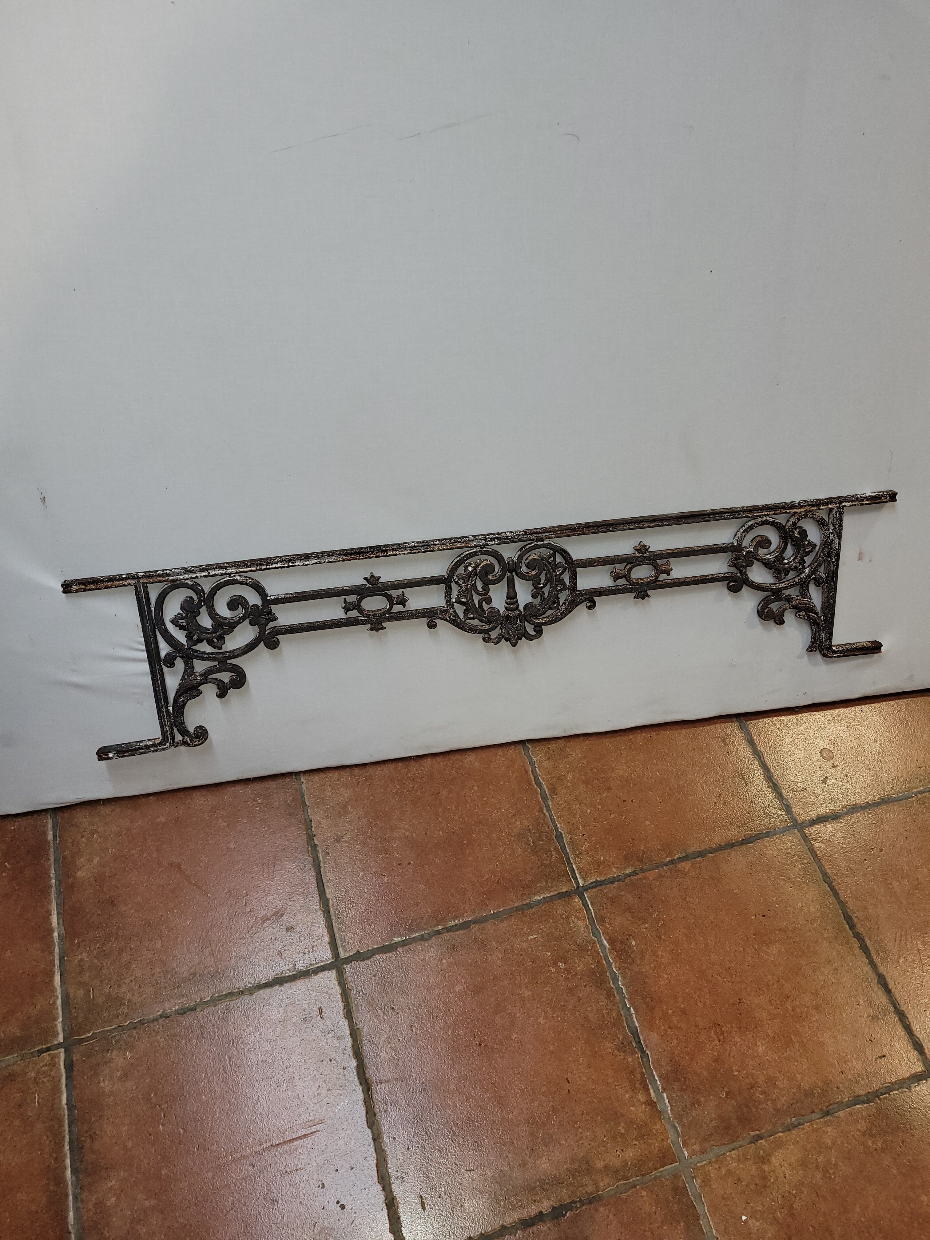 Cast iron railing