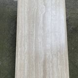 Rectangular travertine coffee table