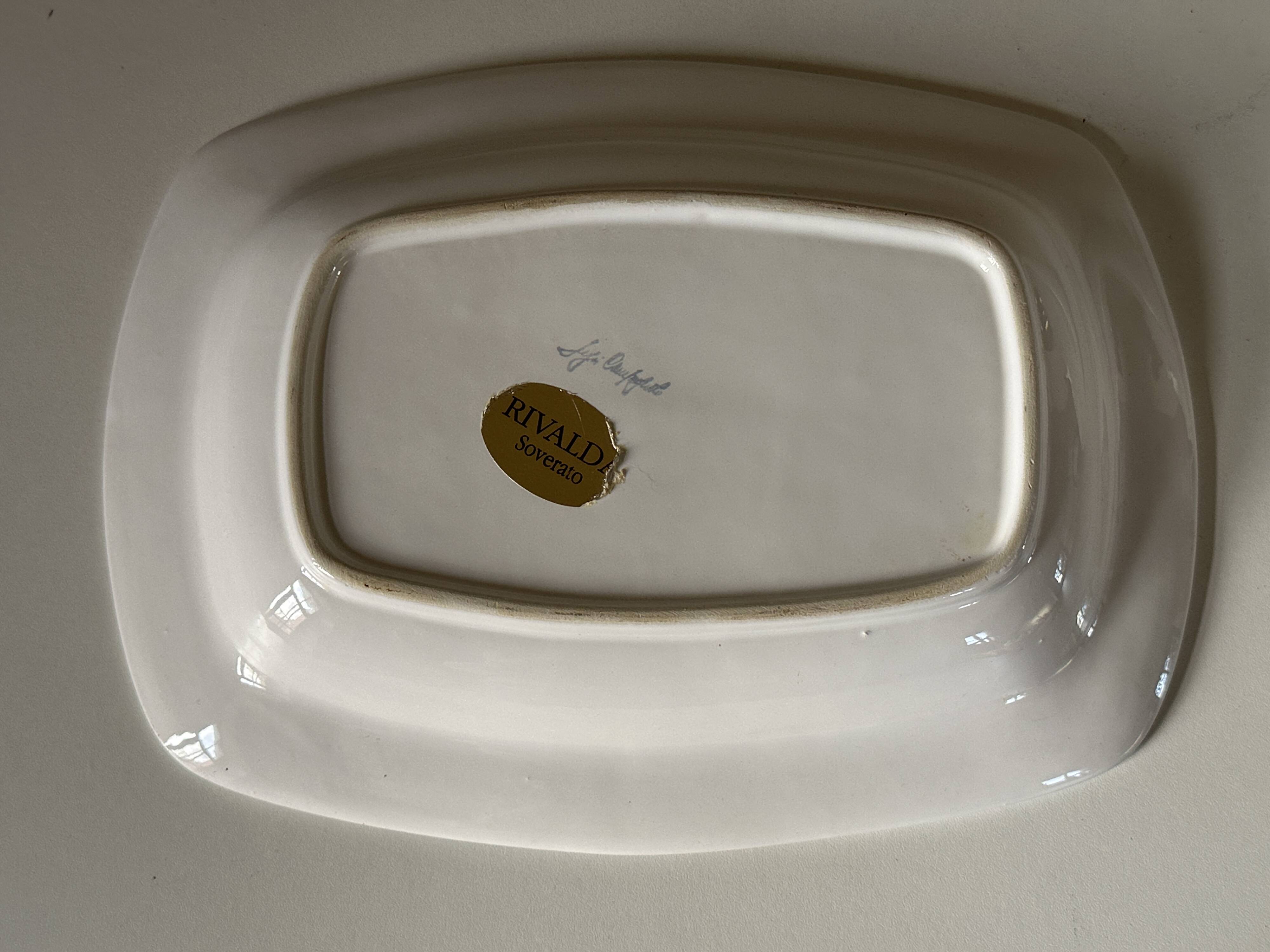 Vintage signed fish dish from the 60s and 70s