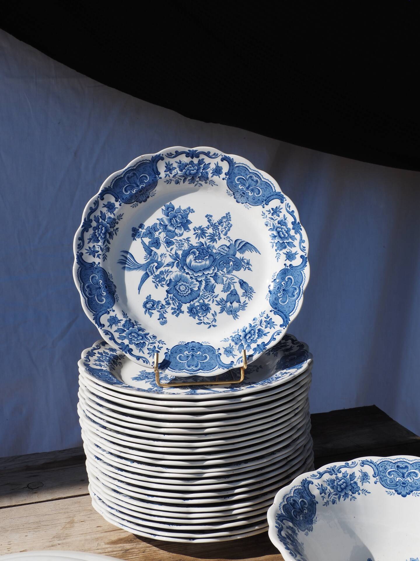 English porcelain service Ridway Staffordshire, 1980s