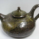 Coffee service with sandstone cup by Delahaye