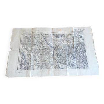 Old map of Montauban