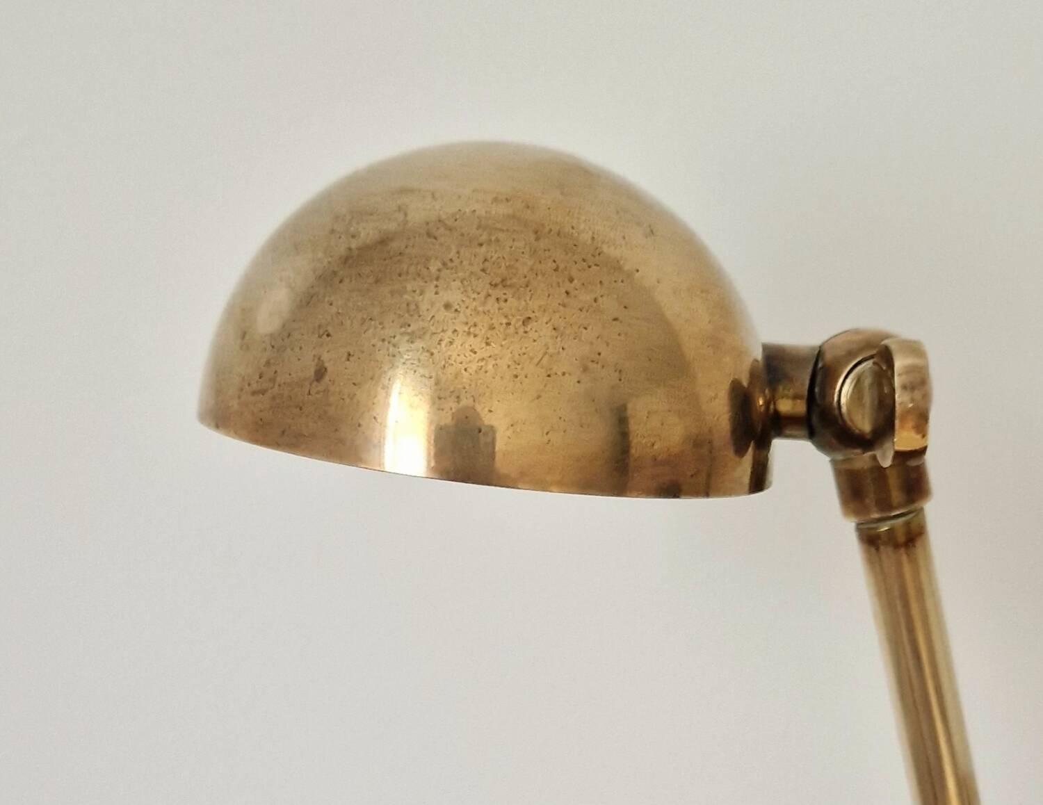 80s brass desk lamp