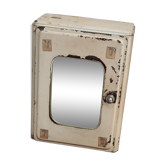 Metal medicine cabinet mirror