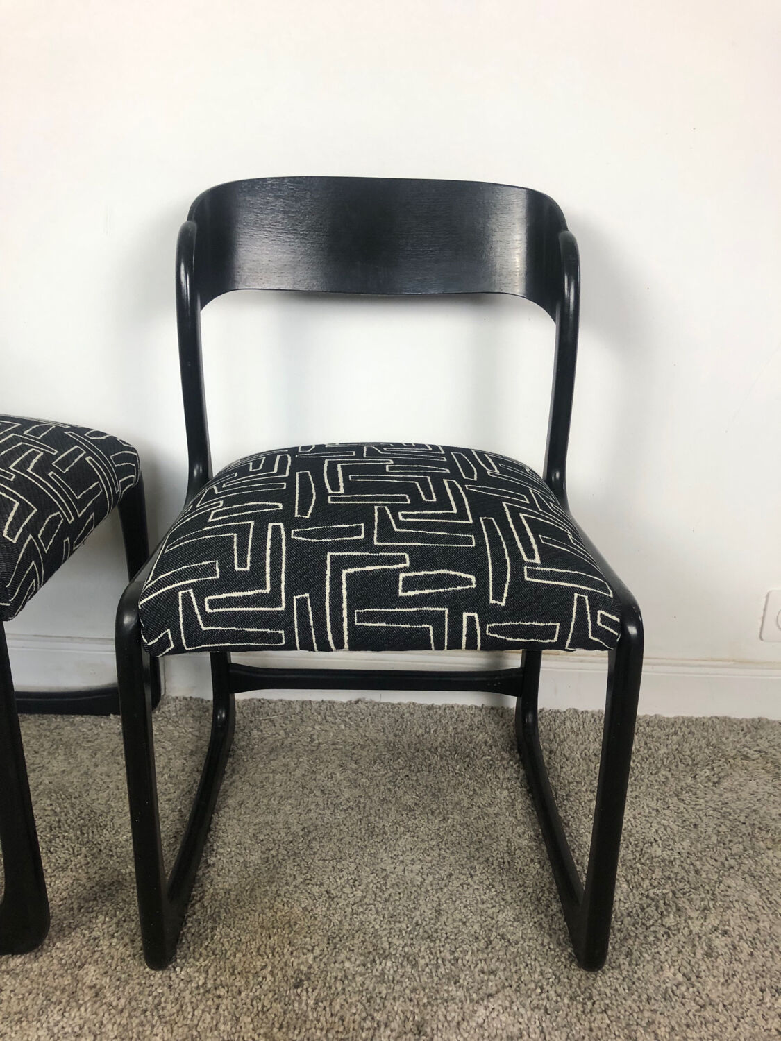 2 Baumann Sleigh Chairs