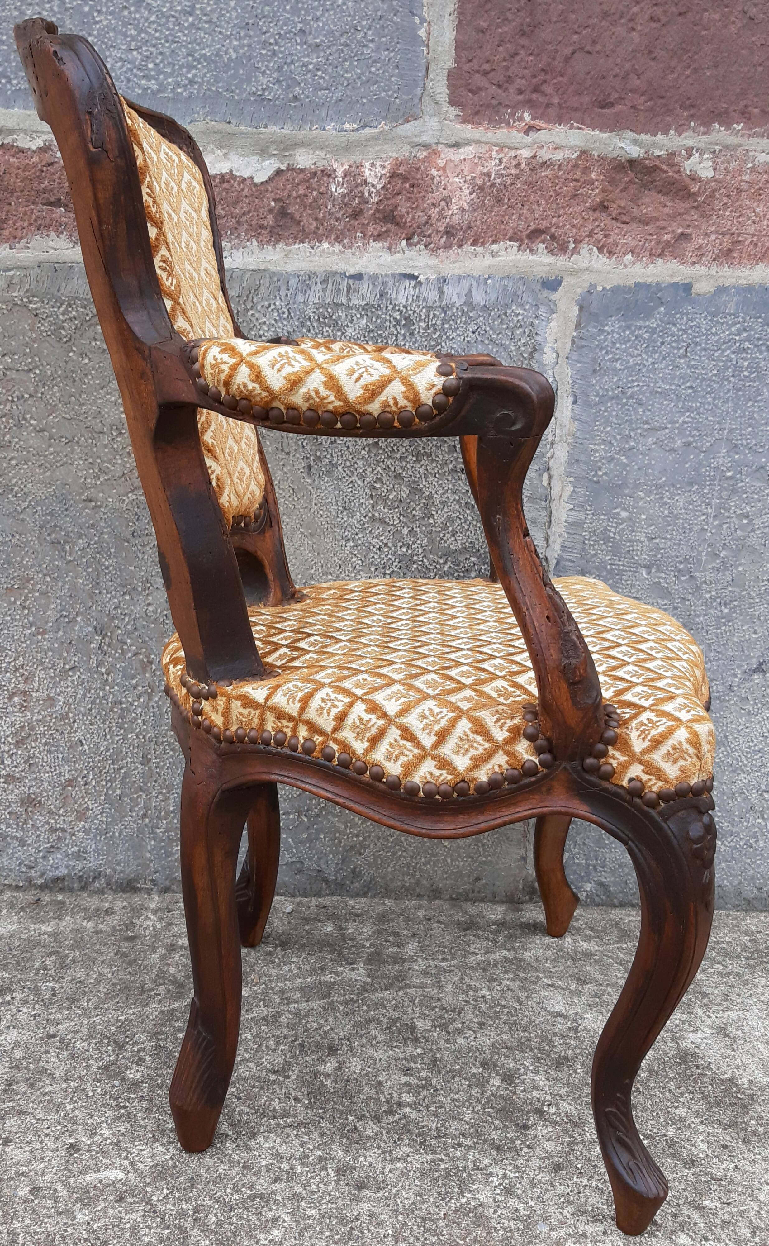 Louis XV Cabriolet armchair