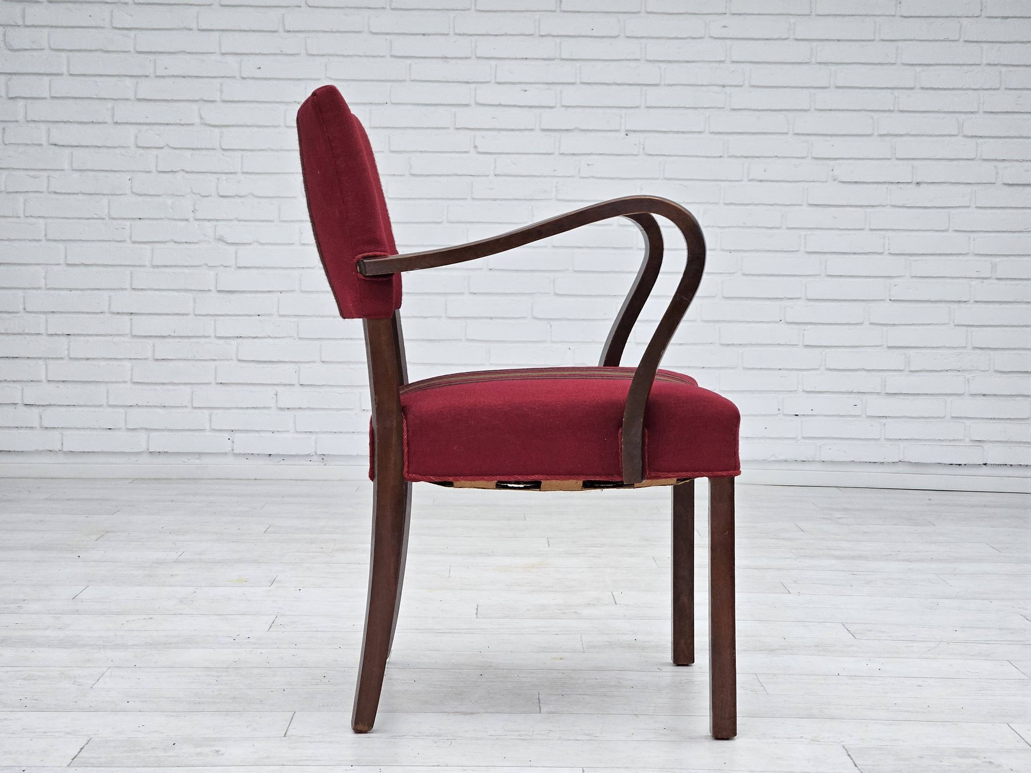 1950s, pair of Danish armchairs