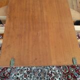 Scandinavian expandable vintage teak round table