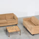 Pair of glass Valeria and Alfredo Bonetti d120 for Tecno chairs