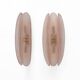 Pair of Fontana Arte Style Mid-century Modern Pink Murano Glass Sconces
