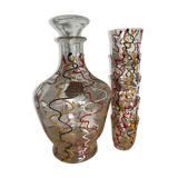 Carafe à liqueur et 5 verres