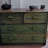 Bamboo chest of drawers