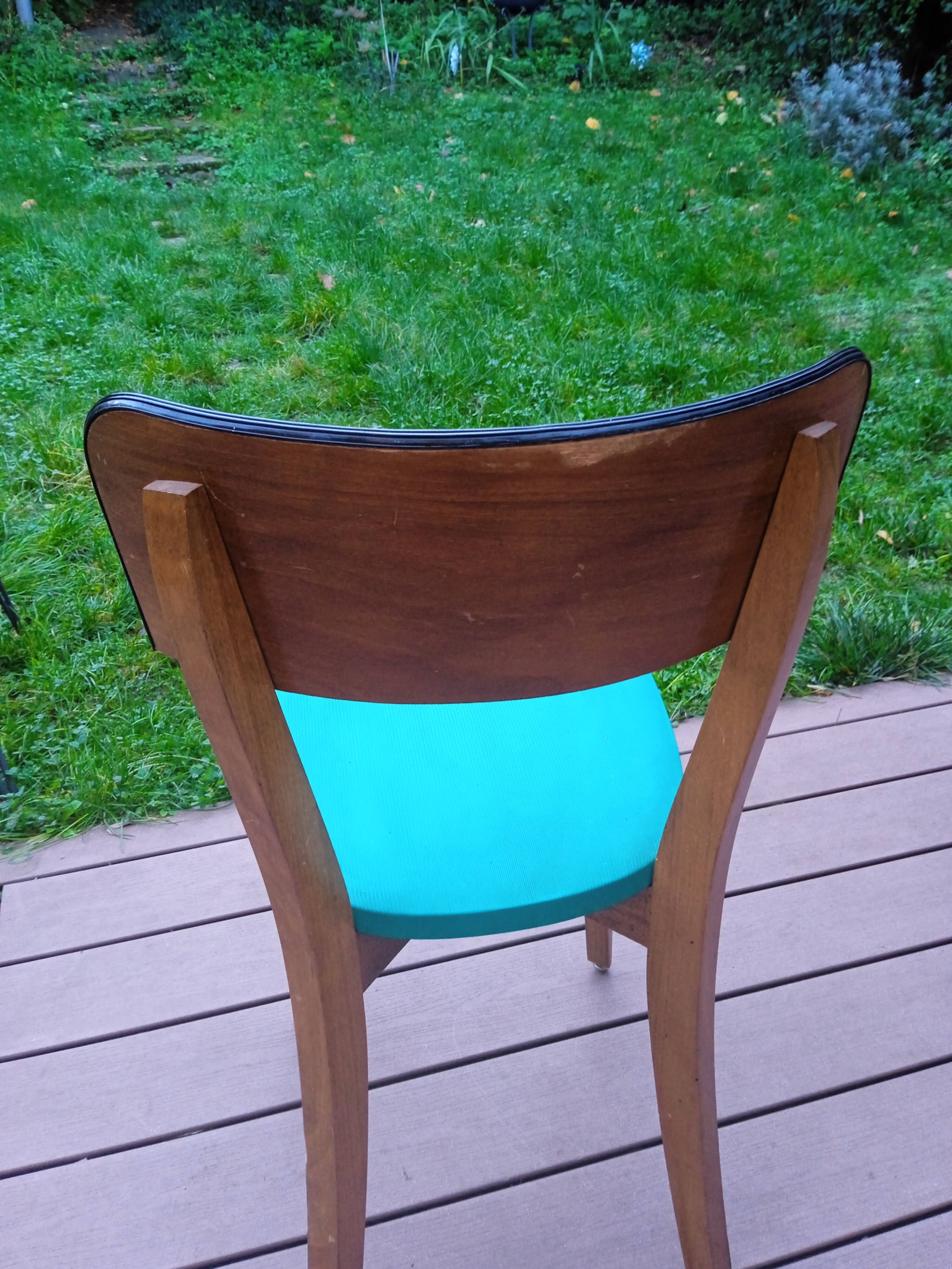 Set of four scandinavian chairs