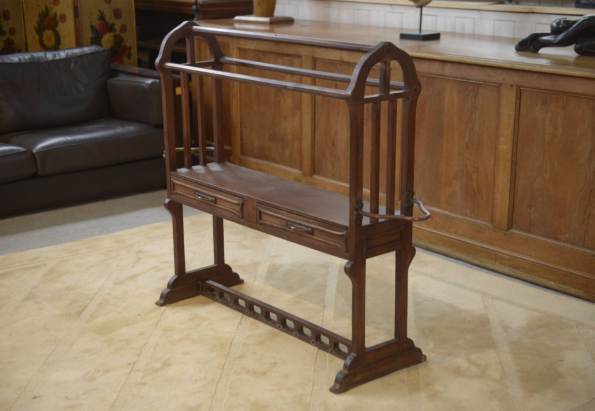 Portant en acajou Art Nouveau 1900’s
