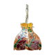 Glass paste pendant lamp