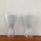 Pair of wall lamps by Lucio De Majo in De Murano glass