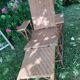 Deck chair in rattan and cannage 1900