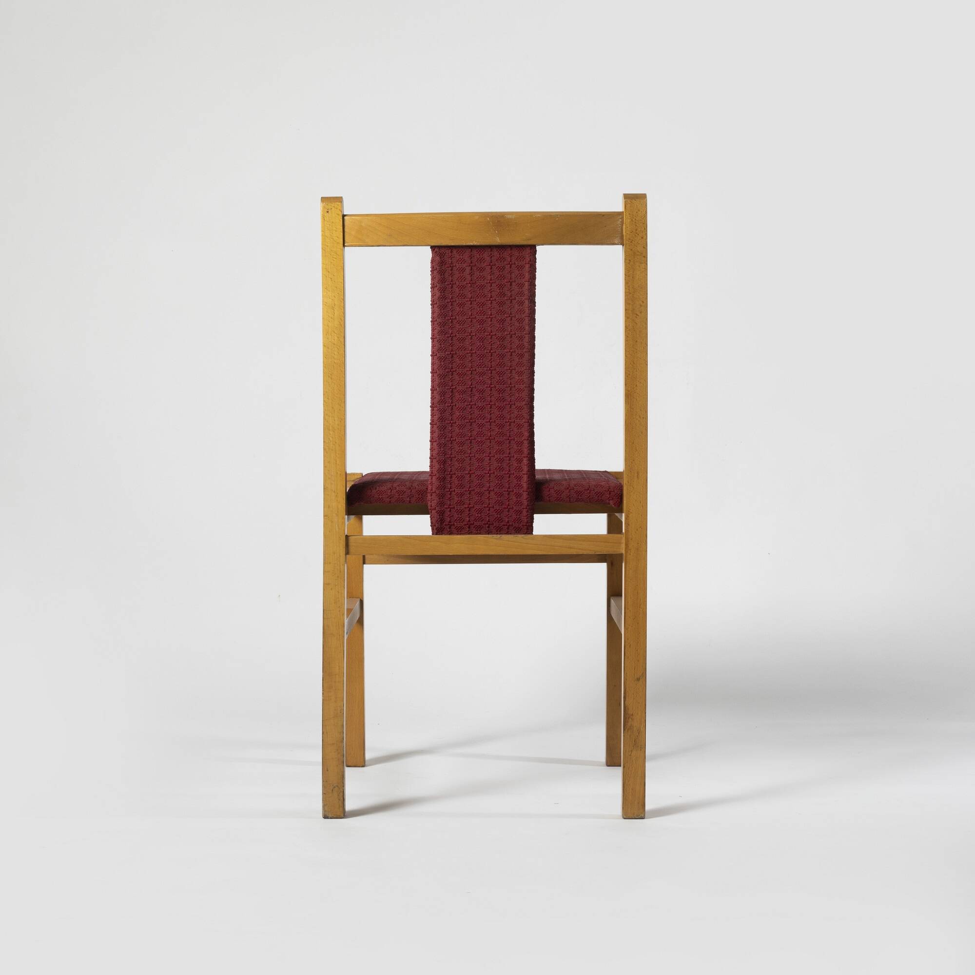 Set of 2 minimalist dining chairs model A-85, Jafameg, Poland, 1960s
