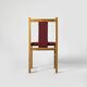 Set of 2 minimalist dining chairs model A-85, Jafameg, Poland, 1960s