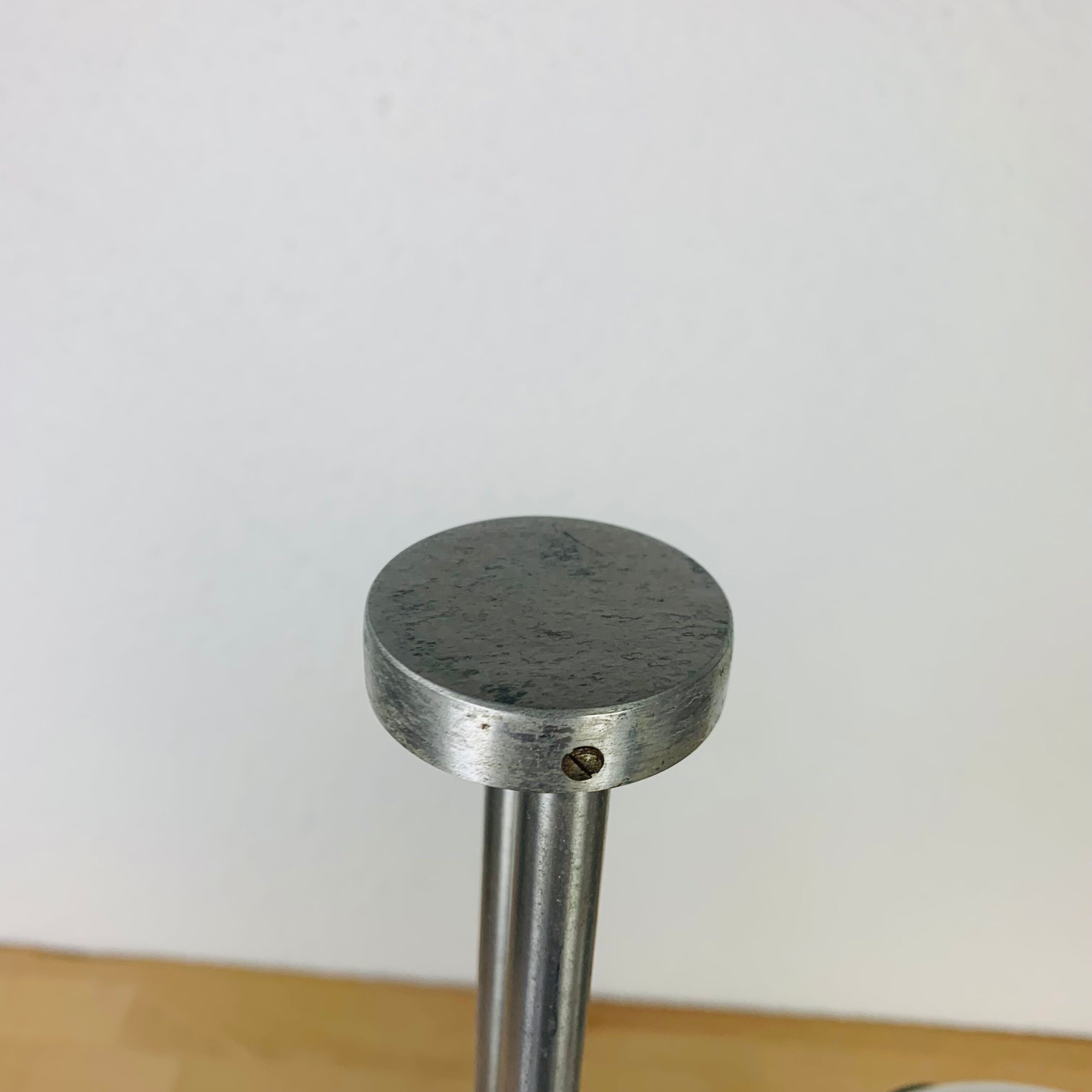 Spot lamp eyeball brushed aluminum 70s