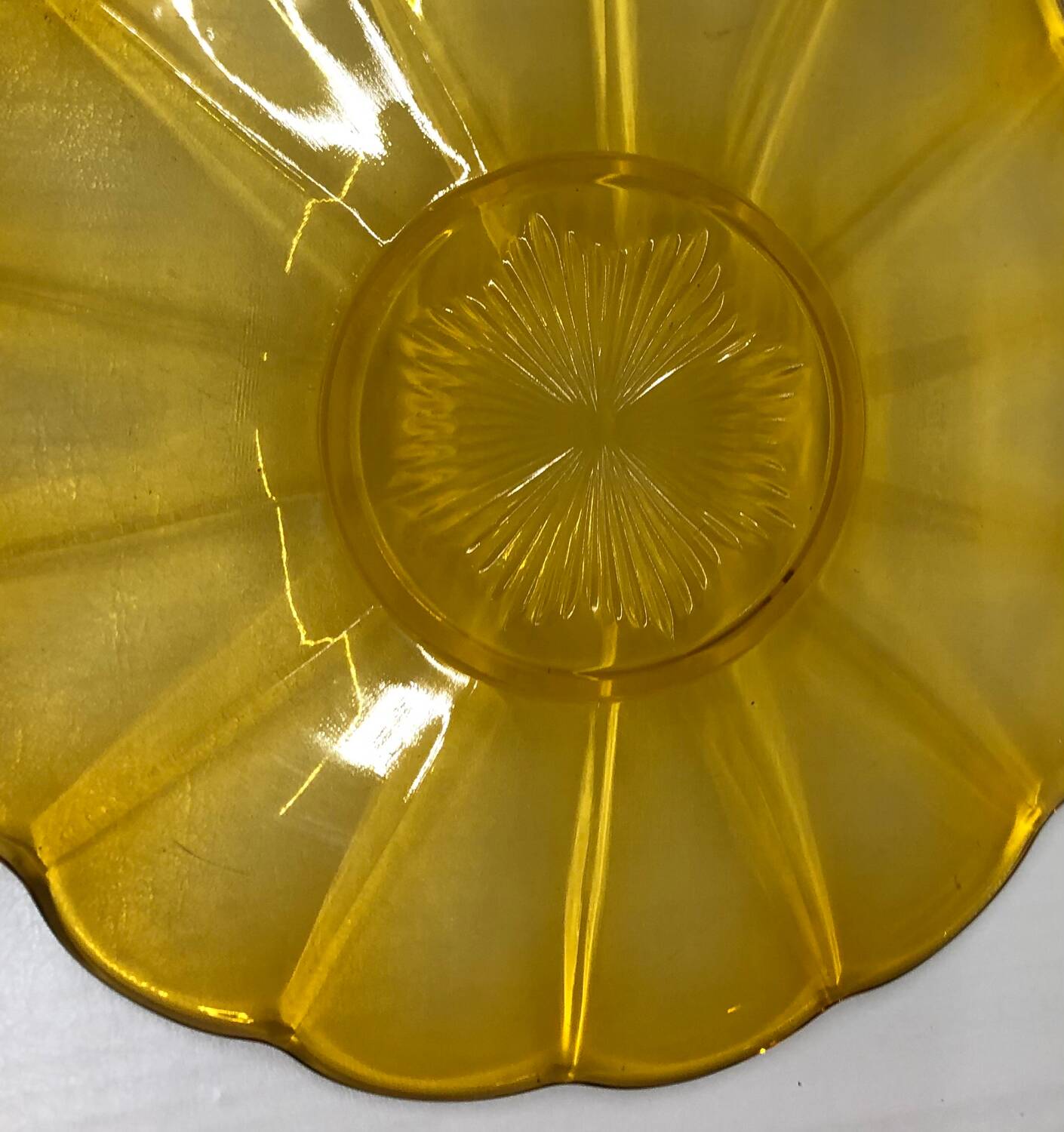 Luxval art deco dish from Val Saint Lambert