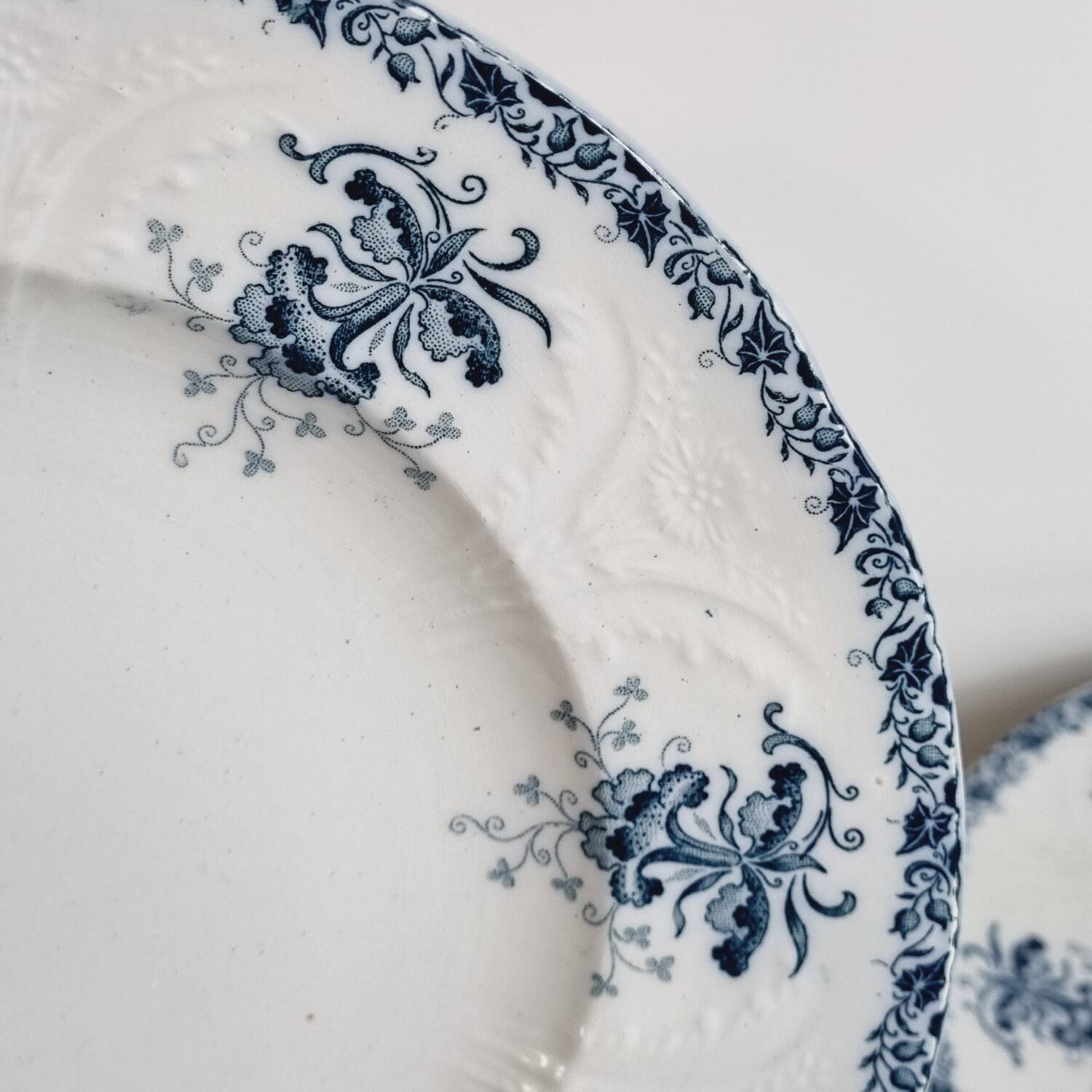 3 soup plates Neva Terre de fer Saint Amand Hamage