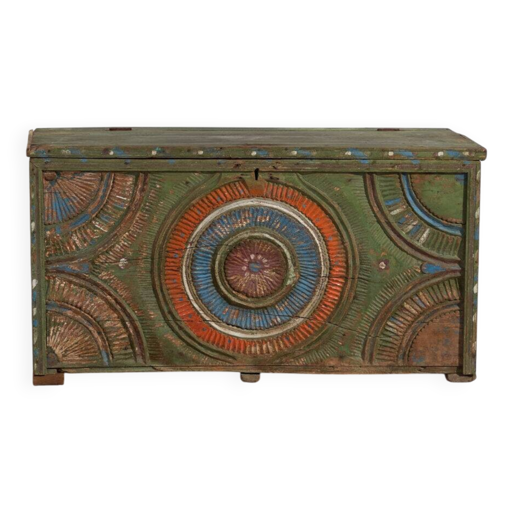 Old carved mallet in folk art style (c.1900) #79
